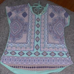 Turquoise Blouse